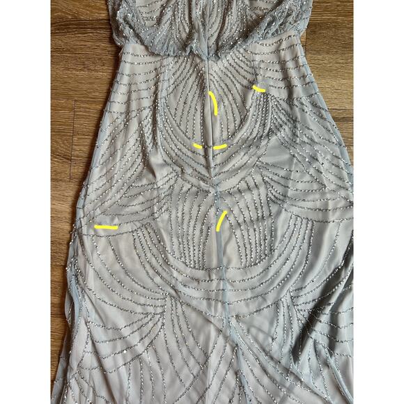 Elegant Beaded Evening Gown - Picture 8 of 10